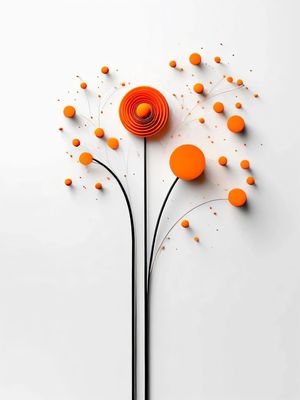 MODERNISMO FLORAL 16 BY AI
