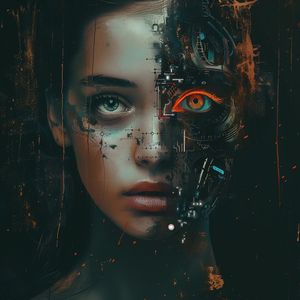 RED EYES BY AI