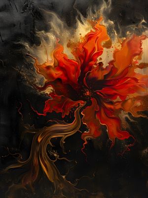 FLOWERS COLORFUL- 103A-BY AI