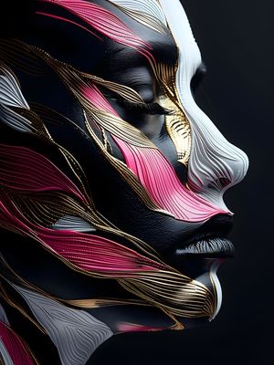 ABSTRACT FACE - 160A-BY AI