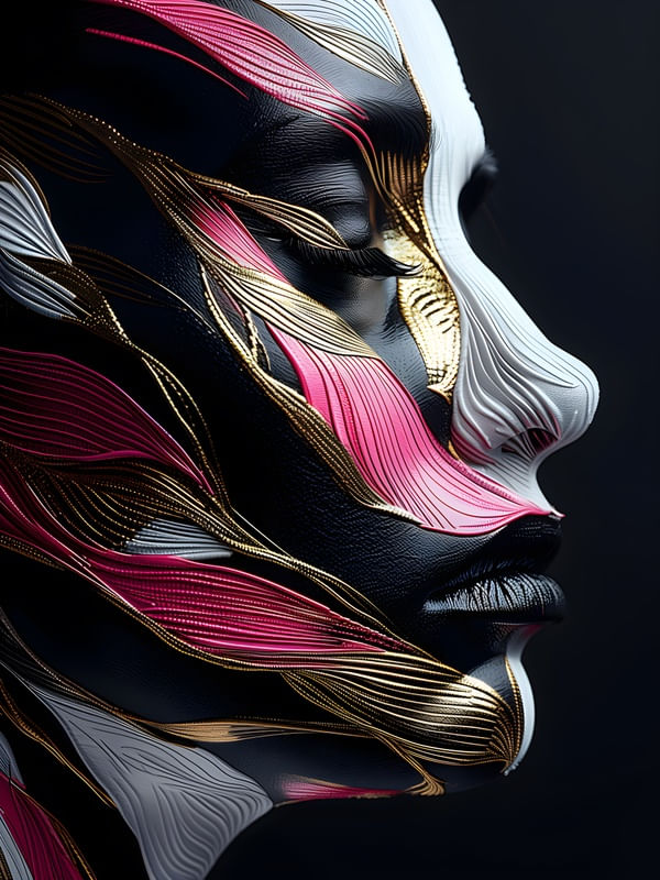 ABSTRACT FACE - 160A-BY AI