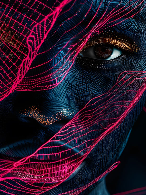 ABSTRACT FACE - 161A-BY AI