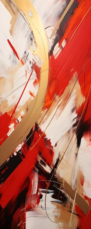 ABSTRACT GOLD - 87A-PV - BY AI