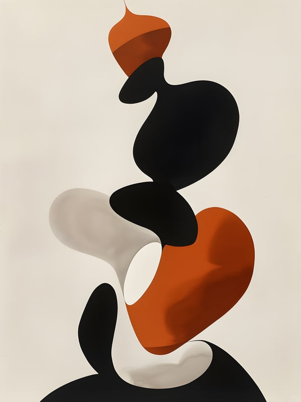 ORGANIC ABSTRACT - 128A-BY AI