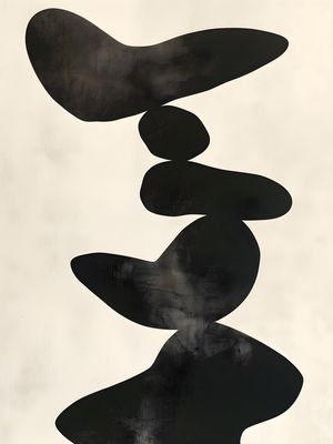 ORGANIC ABSTRACT - 129A-BY AI