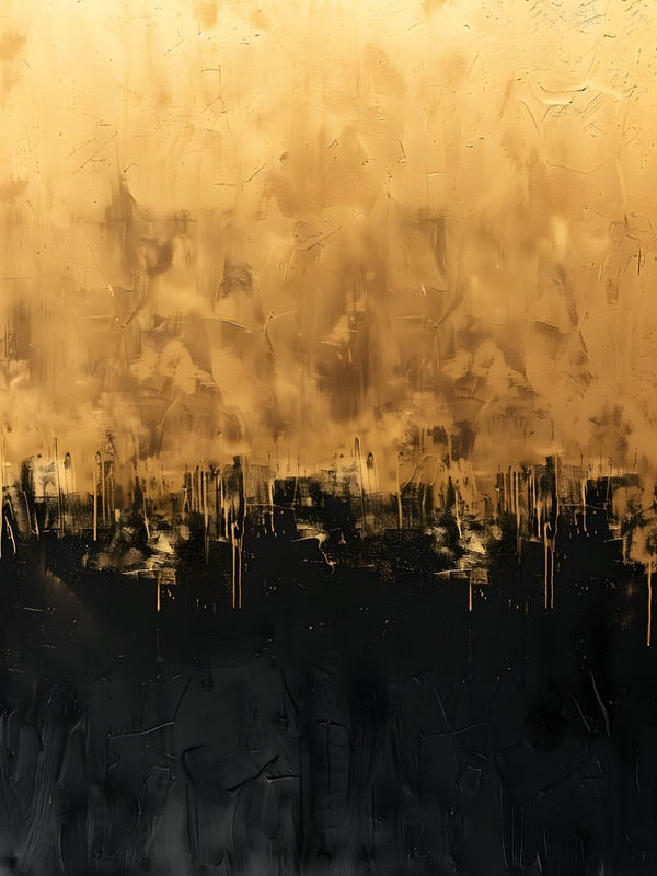 ABSTRACT GOLD - 97A - BY AI