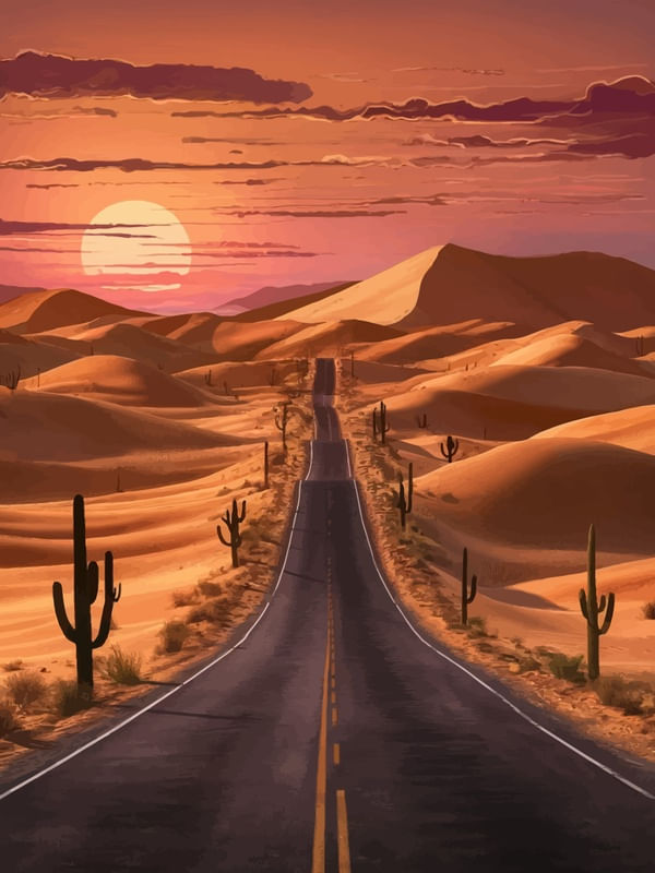 DRY AND COLORFUL ARID BY AI