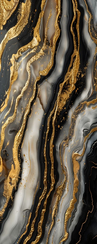 ABSTRACT GOLD - 101A-PV - BY AI