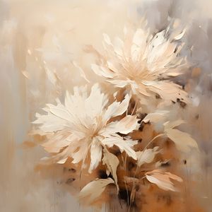 FLOWERS OIL PAINT - 10A