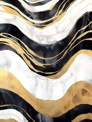 ABSTRACT GOLD - 103A - BY AI