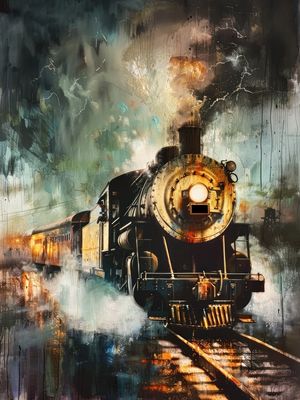 TREM DA MEIA-NOITE BY AI
