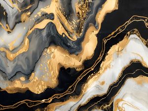 ABSTRACT GOLD - 102A -- BY AI