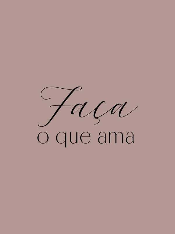O QUE AMA