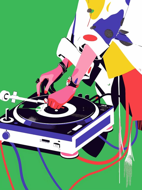 DJ WOMAN BY AI 01