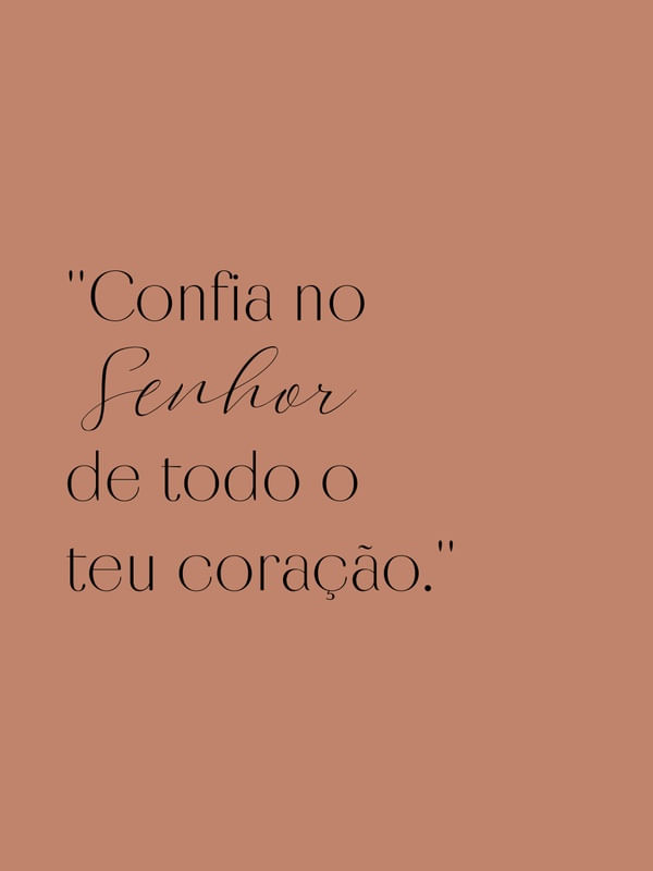 CONFIA NO SENHOR