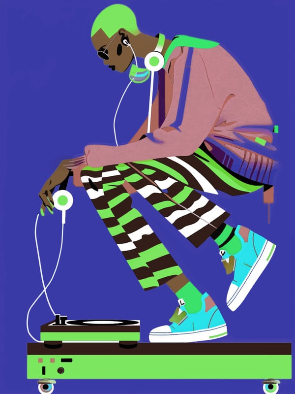 DJ WOMAN BY AI 02