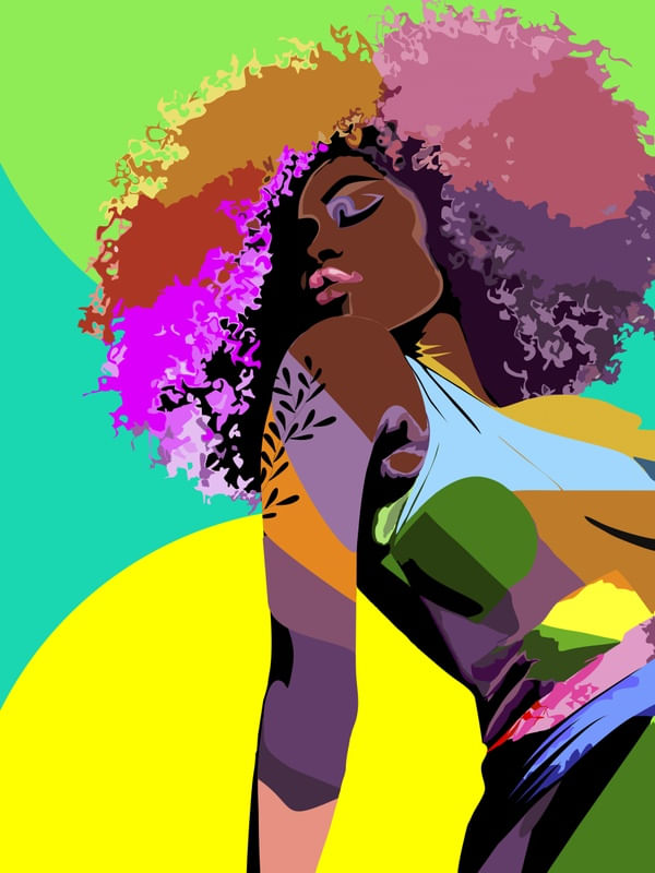 MULHER NEGRA POP