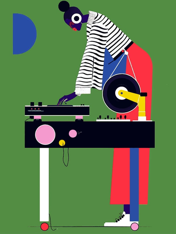 DJ WOMAN BY AI 03