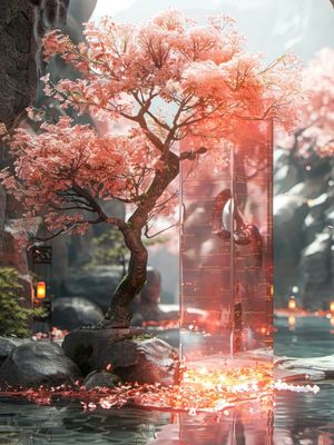 BONSAI SAKURA BY AI