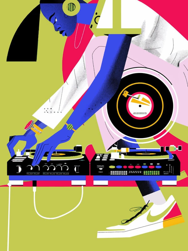 DJ WOMAN BY AI 05