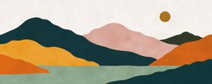 PAISAGEM AQUARELA MINIMALISTA 68