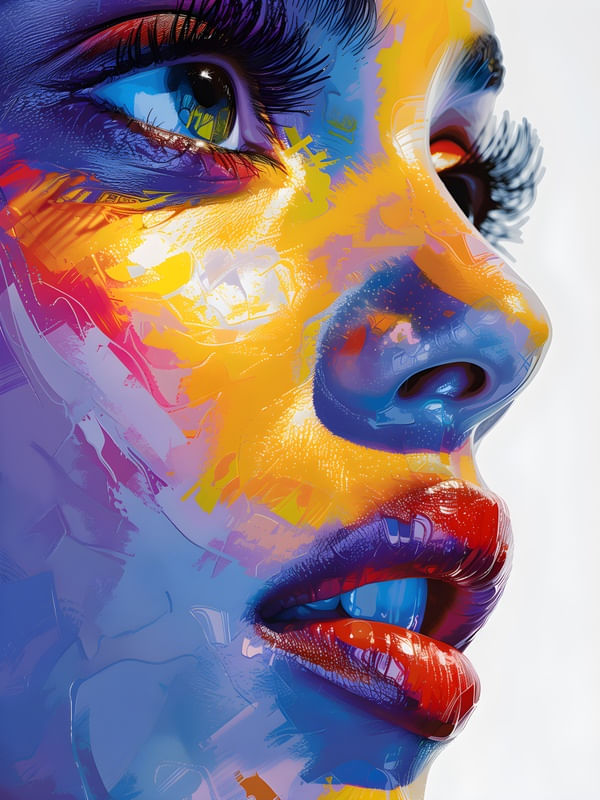 ABSTRACT FACE - 182A-BY AI