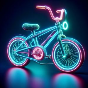 BICICLETA NEON-BY AI