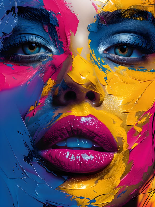 ABSTRACT FACE - 186A-BY AI