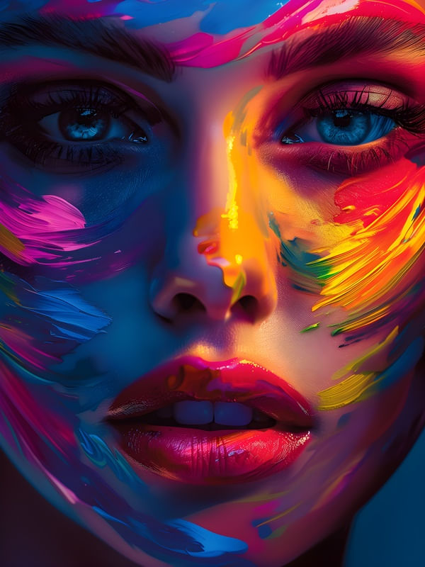 ABSTRACT FACE - 188A-BY AI