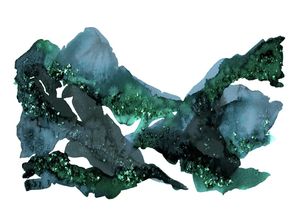 MOVING MOUNTAINS 4 COOL COAST - ABSTRATO MONTANHAS PAISAGEM PINTURA