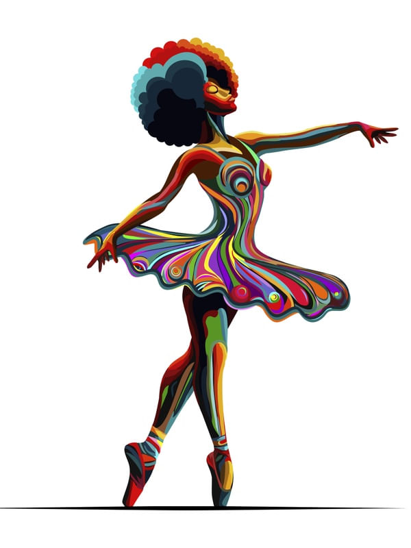 BALLERINA AFRO
