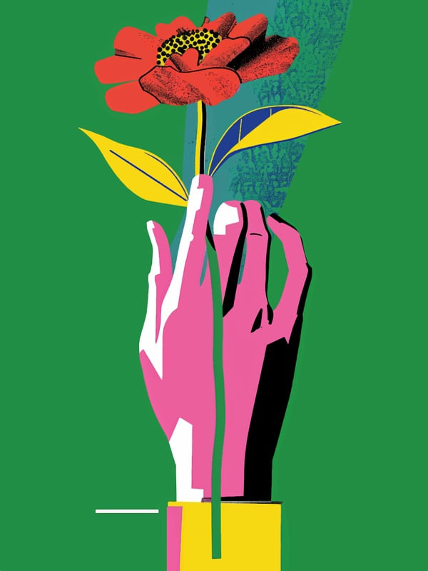 FLOR NA MÃO BY AI 02