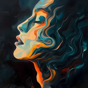 ABSTRACT FACE - 425A-BY AI