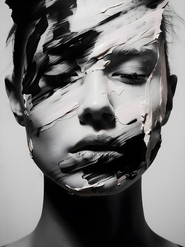 ABSTRACT FACE - 435A-BY AI