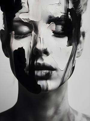 ABSTRACT FACE - 436A-BY AI