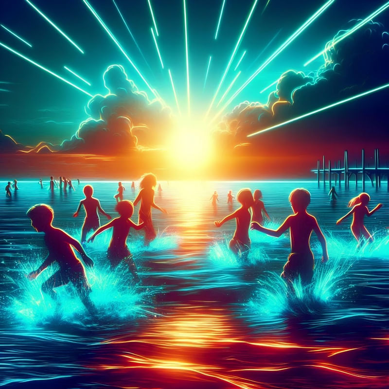 VERÃO EM NEON-BY AI