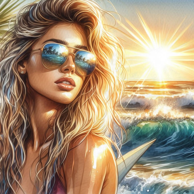 WOMAN IN SUMMER 5 BY AI
