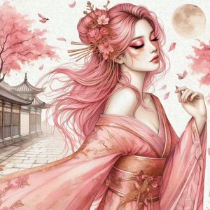 WOMAN IN SPRING 7 BY AI