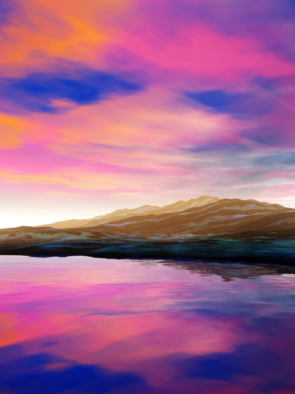 MONTANHAS AO ENTARDECER 2