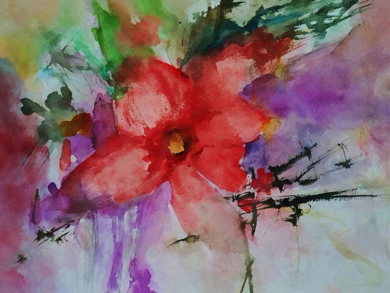 FLOR VERMELHA 2