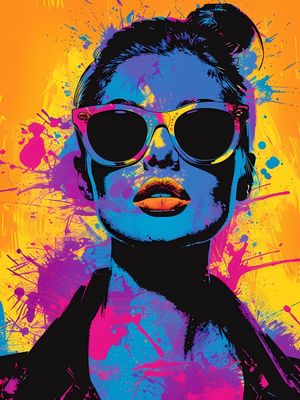 MULHER E SUAS CORES BY AI