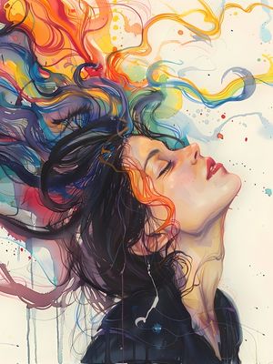 MULHER E SUAS CORES 4 BY AI