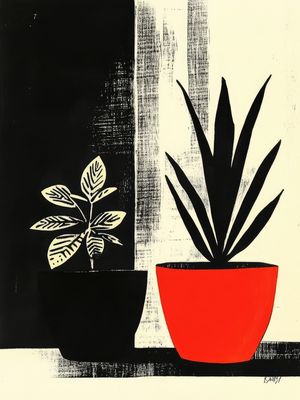 ABSTRACT PLANT 1 BY AI