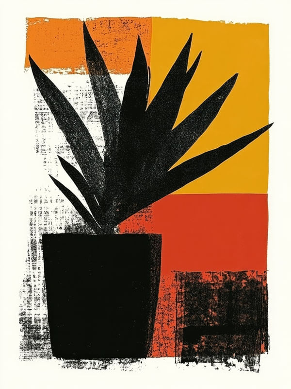 ABSTRACT PLANT 5 BY AI