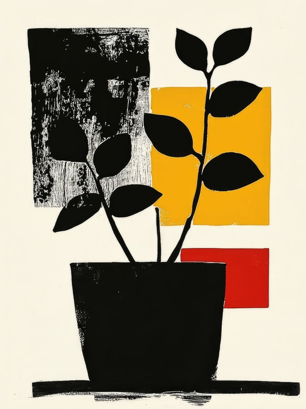 ABSTRACT PLANT 6 BY AI