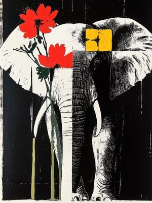ELEFANTE CUBISTA BY AI