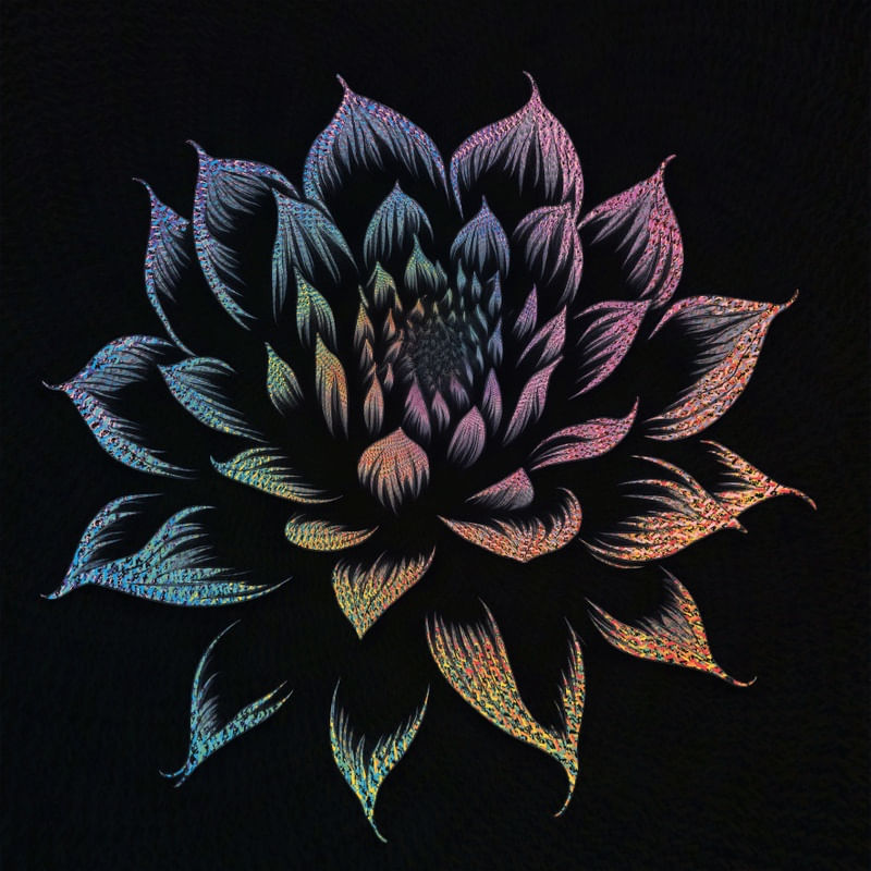 FLOR DE LOTUS RAINBOW