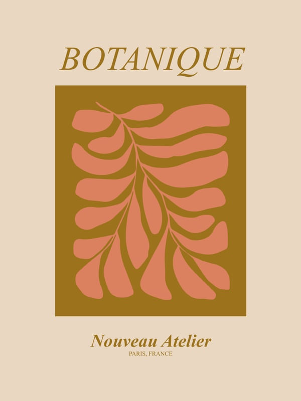 BOTANIQUE - PÔSTER VINTAGE II - DÍPTICO