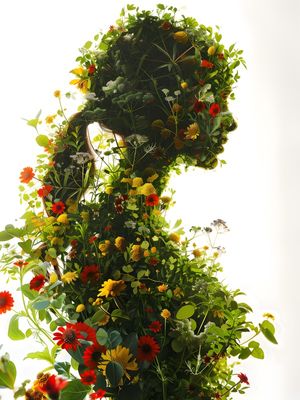 FLORAL WOMAN - 32A - BY AI