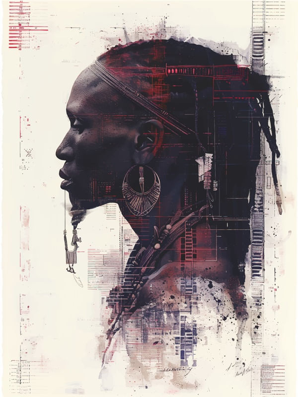 TECHNO TRIBAL BY AI 01